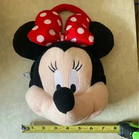 DISNEY MINNIE MOUSE COLLECTABLE PLUSH 3D MINNIE MOUSE PURSE BAG‎ - Picture 10 of 12